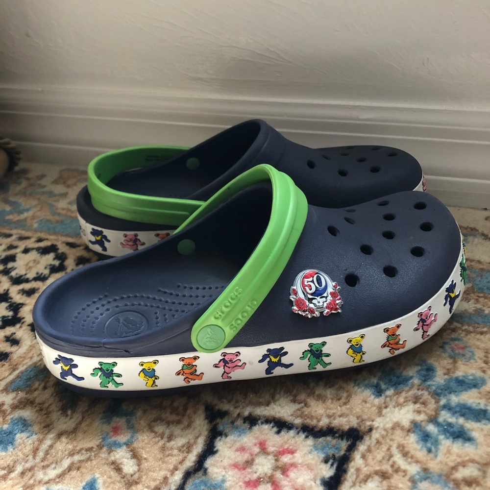 Grateful Dead 50th anniversary crocs